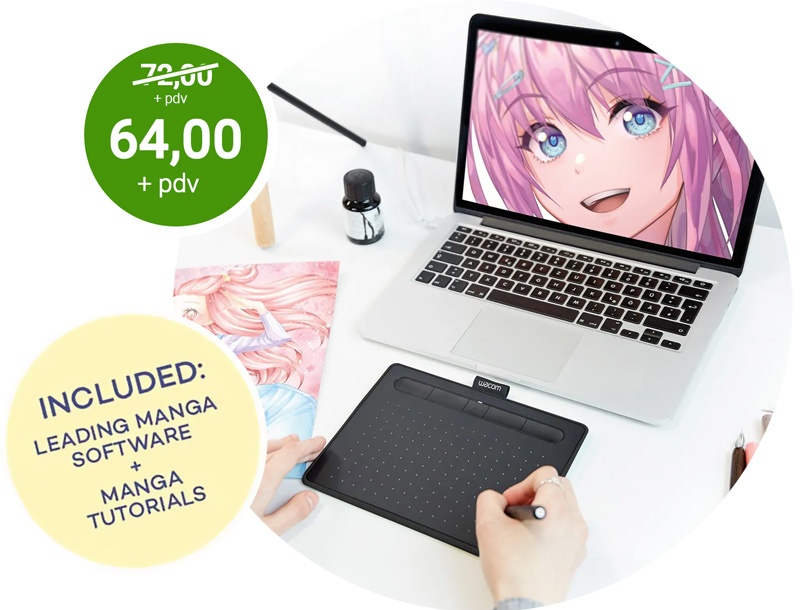 Intuos Bluetooth Small Manga PROMO